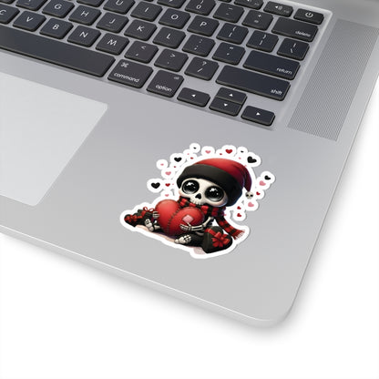Dead Cute For Valentines Day Sticker
