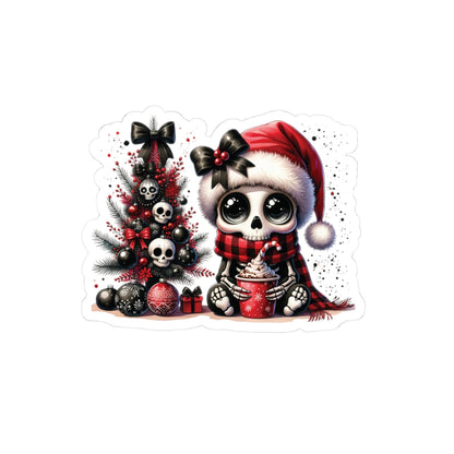 Dead Cute For The Holidays Sticker