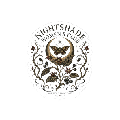 Nightshade Women's Club Sticker
