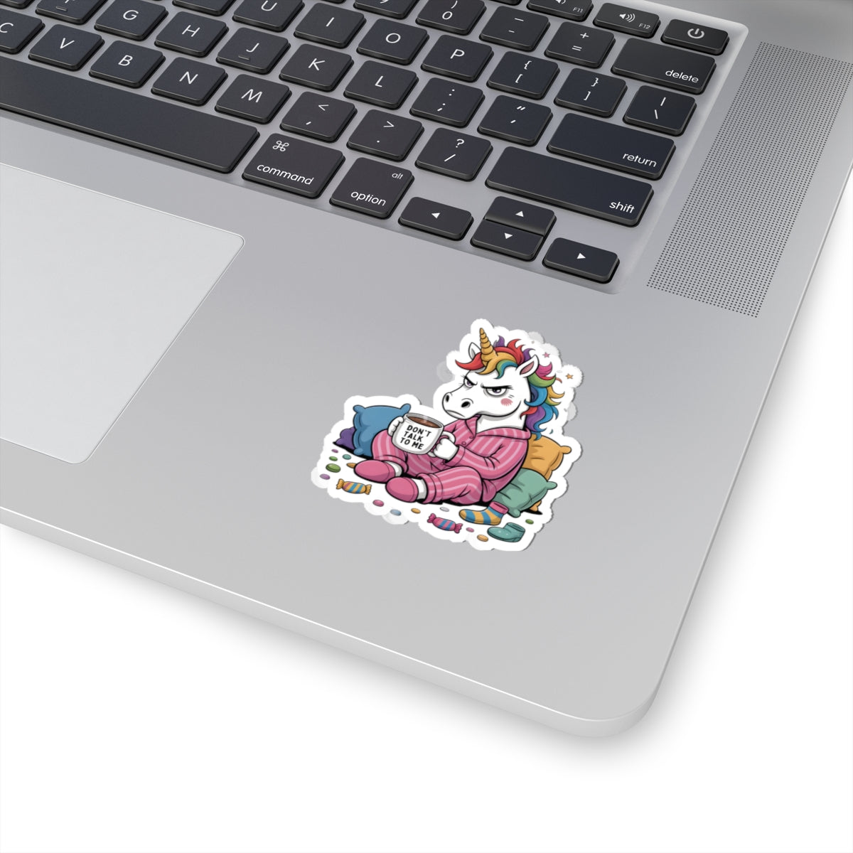 Grumpy Unicorn Sticker