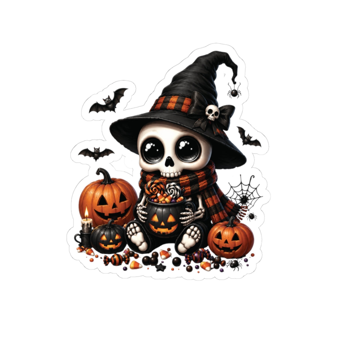 Dead Cute For Halloween Sticker