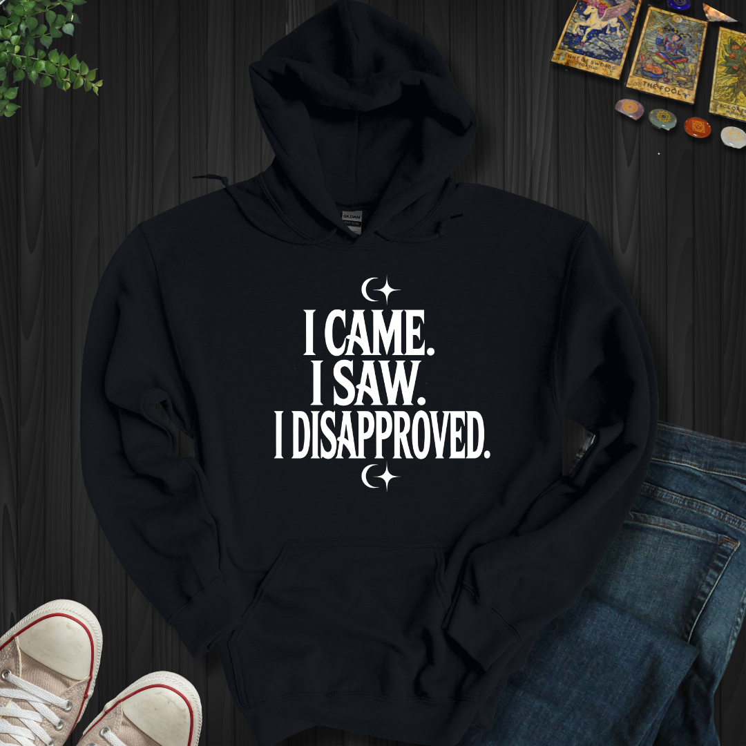 I Came, I Saw, I Disapproved Hooded Sweatshirt