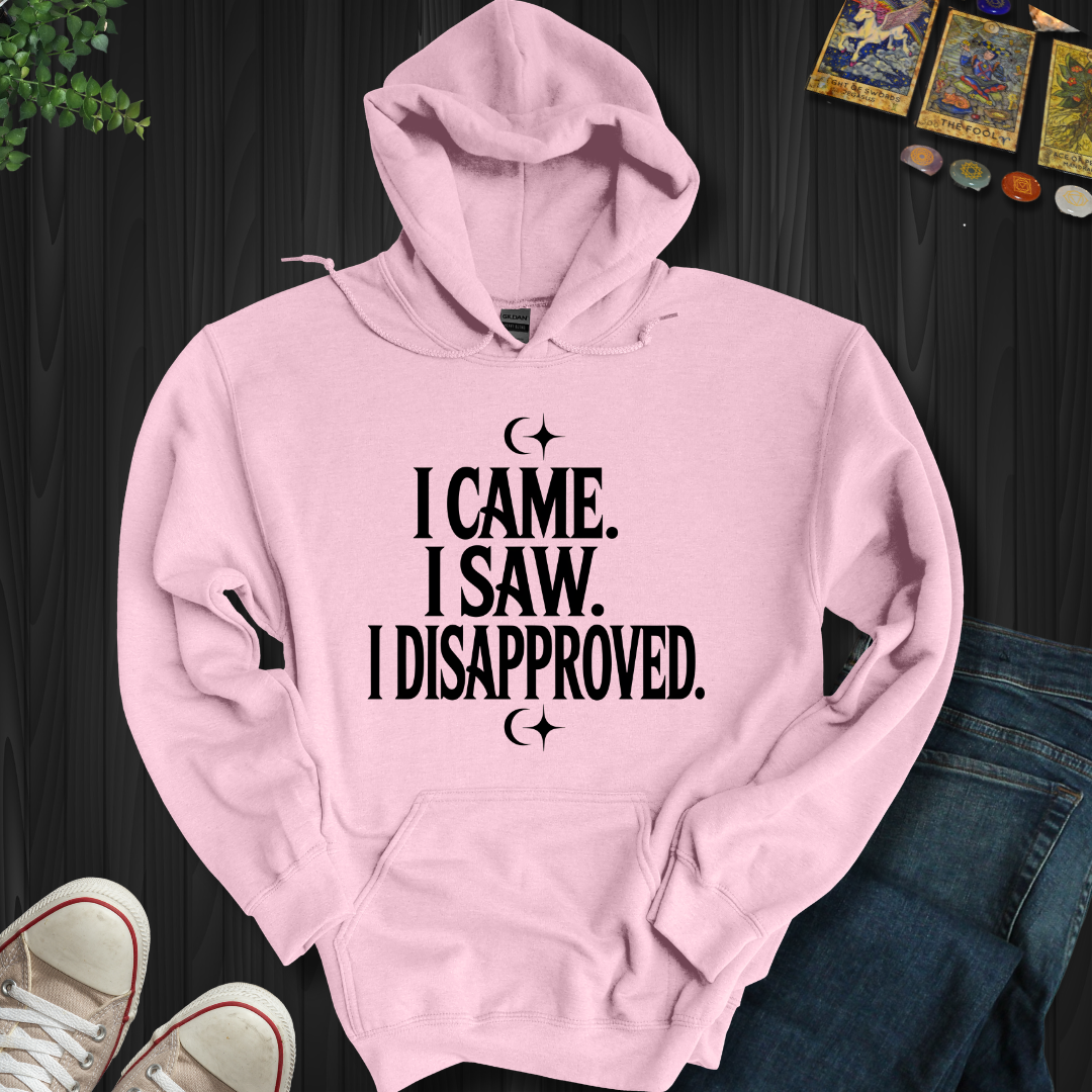 I Came, I Saw, I Disapproved Hooded Sweatshirt
