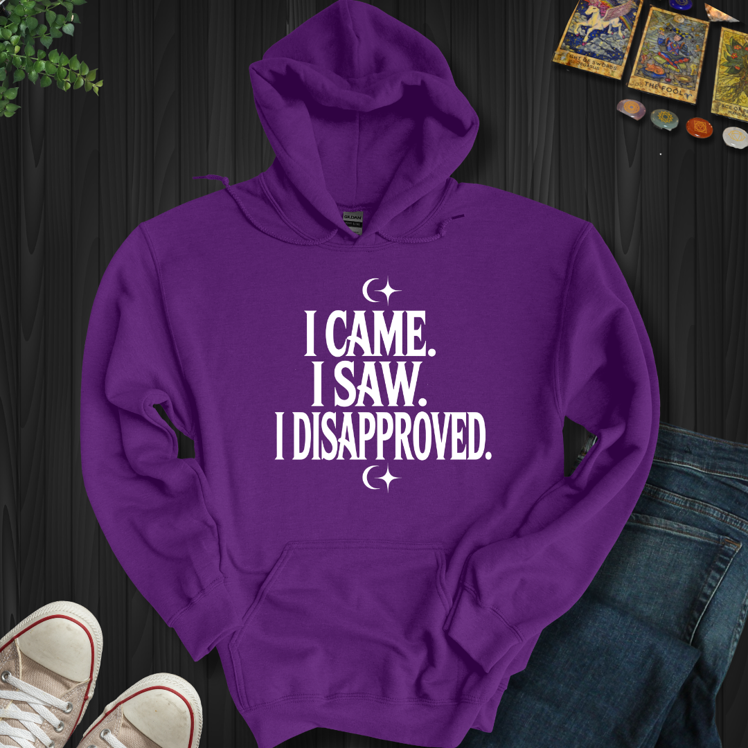 I Came, I Saw, I Disapproved Hooded Sweatshirt