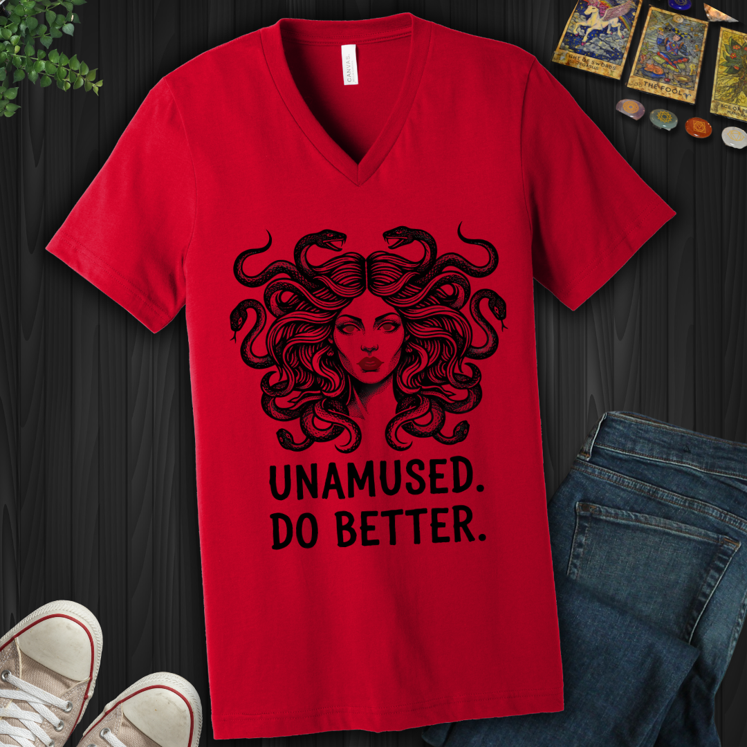 Try Harder V-Neck Tee