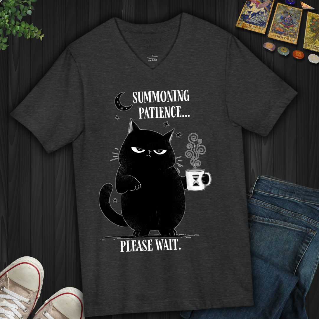Summoning Patience V-Neck Tee