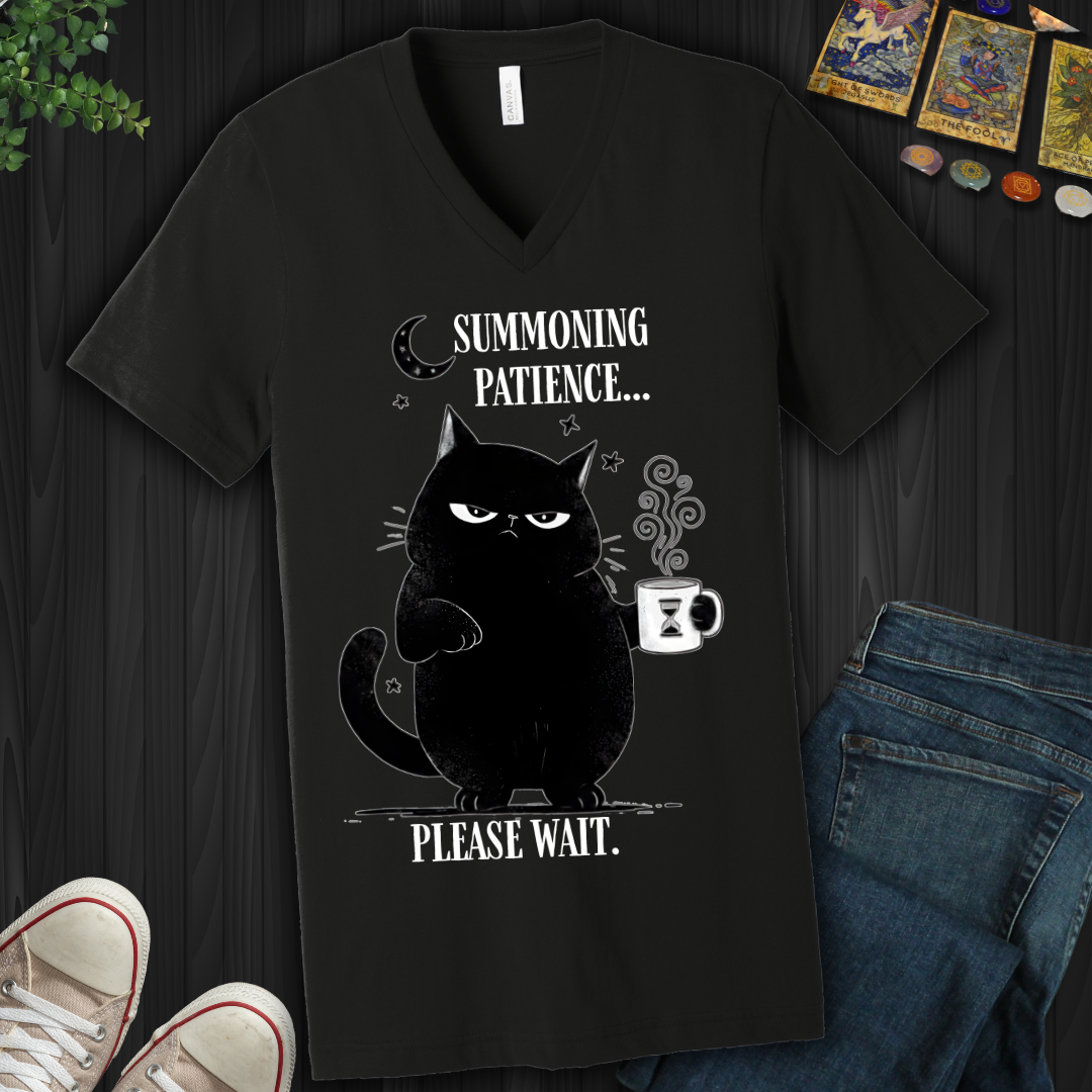 Summoning Patience V-Neck Tee
