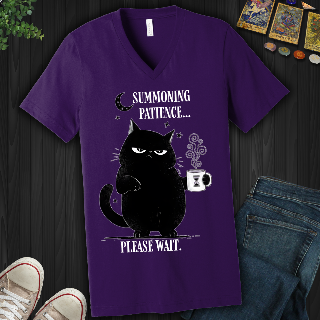 Summoning Patience V-Neck Tee