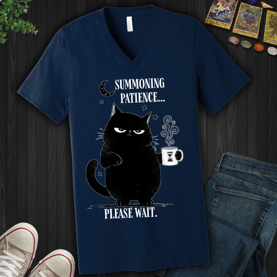 Summoning Patience V-Neck Tee