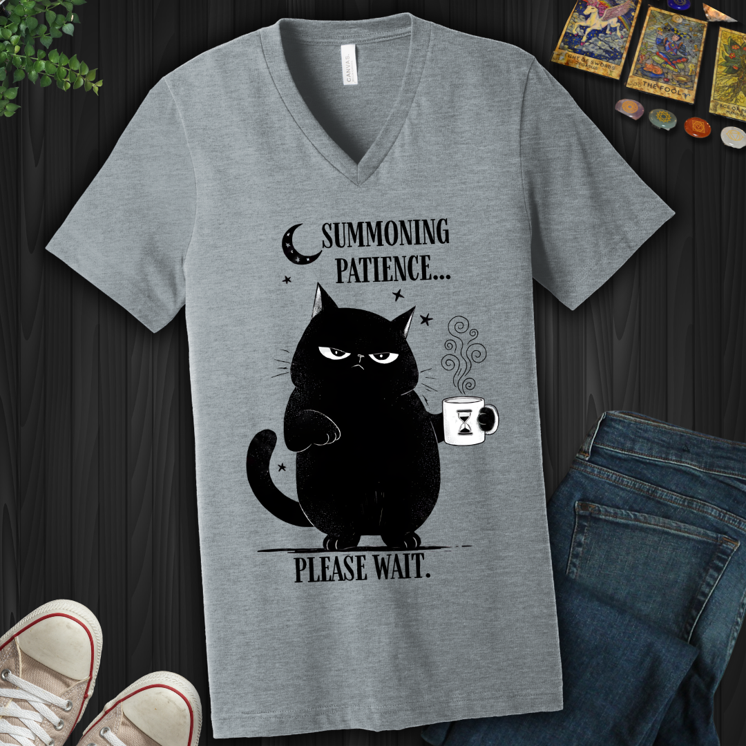 Summoning Patience V-Neck Tee