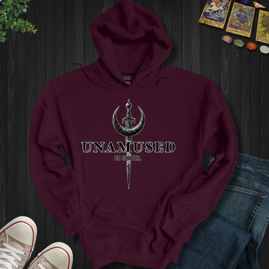 Completely Unamused Hooded Sweatshirt