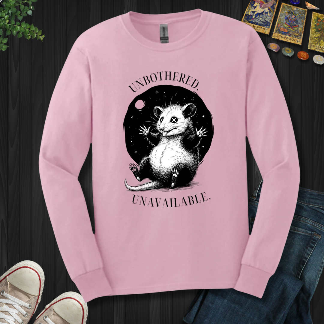 Unbothered. Unavailable Long Sleeve Tee