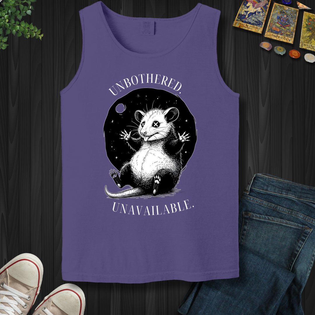 Unbothered. Unavailable Tank Top