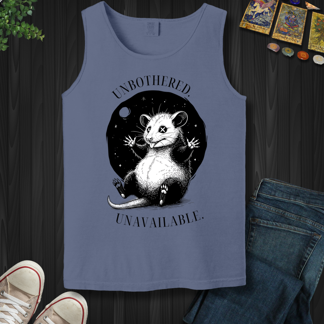 Unbothered. Unavailable Tank Top