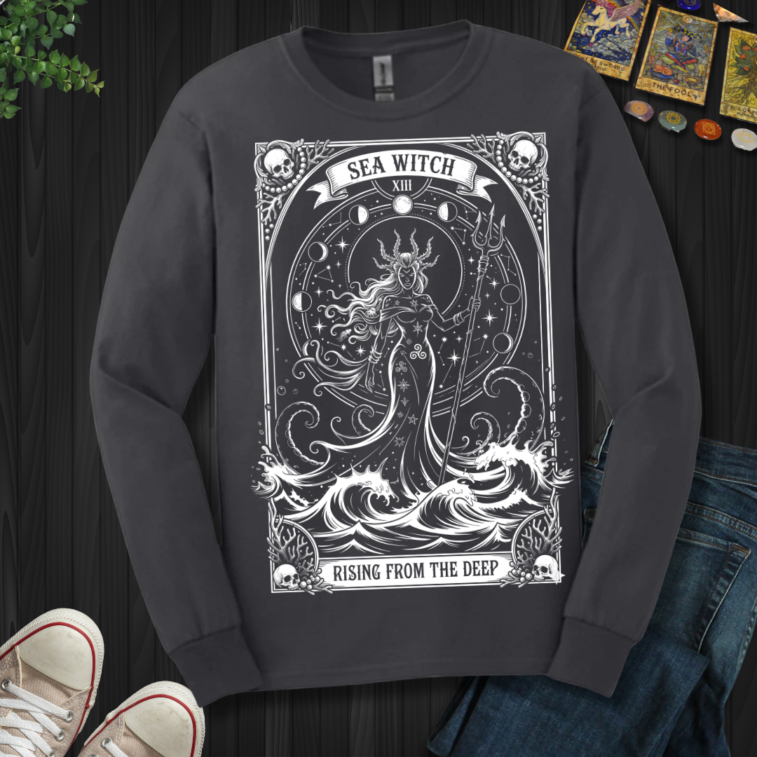 Sea Witch Tarot Long Sleeve Tee