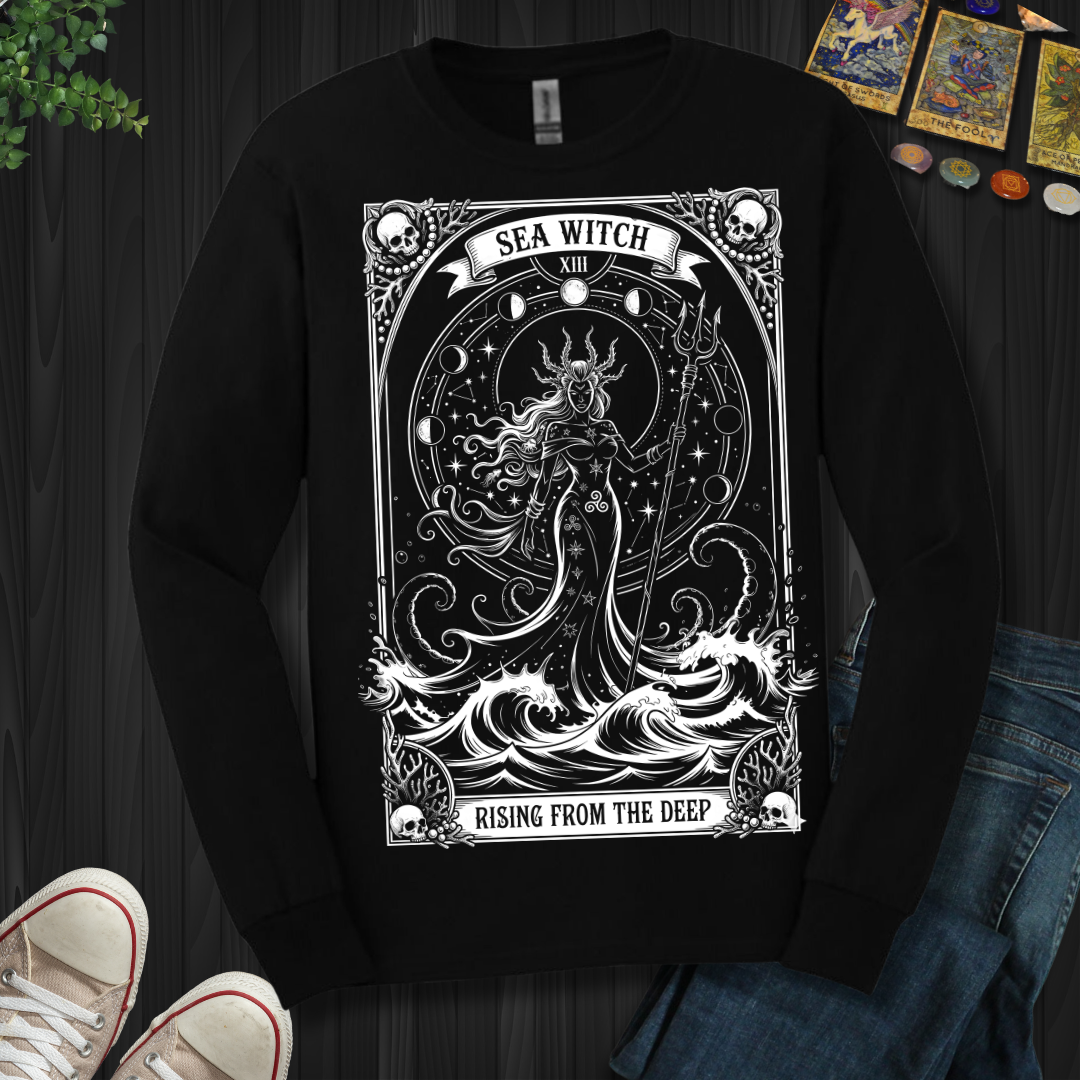 Sea Witch Tarot Long Sleeve Tee