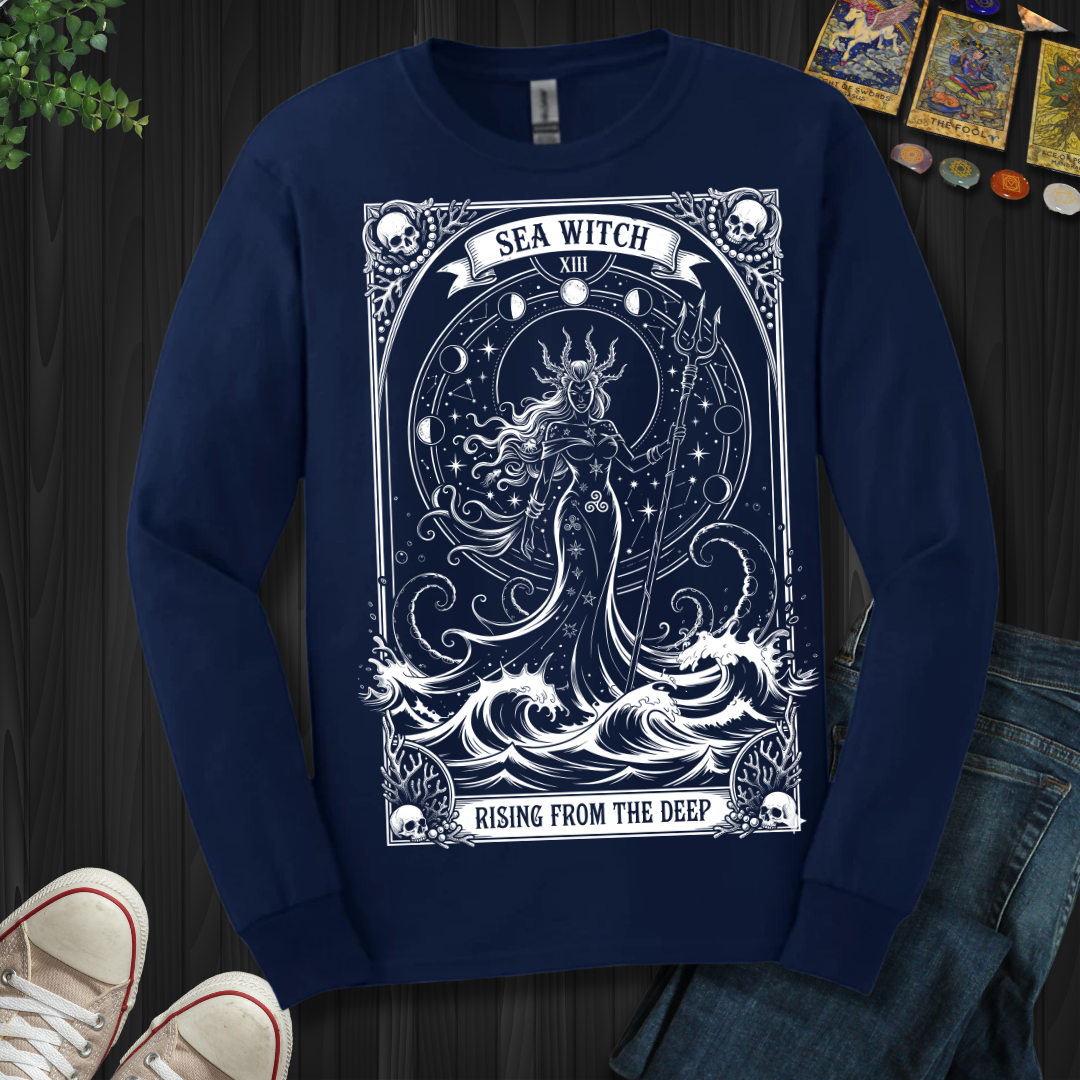Sea Witch Tarot Long Sleeve Tee