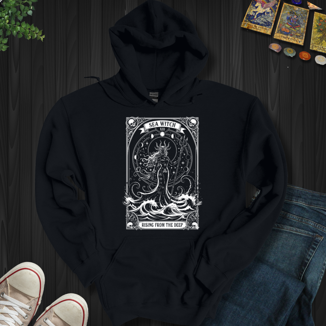 Sea Witch Tarot Hooded Sweatshirt