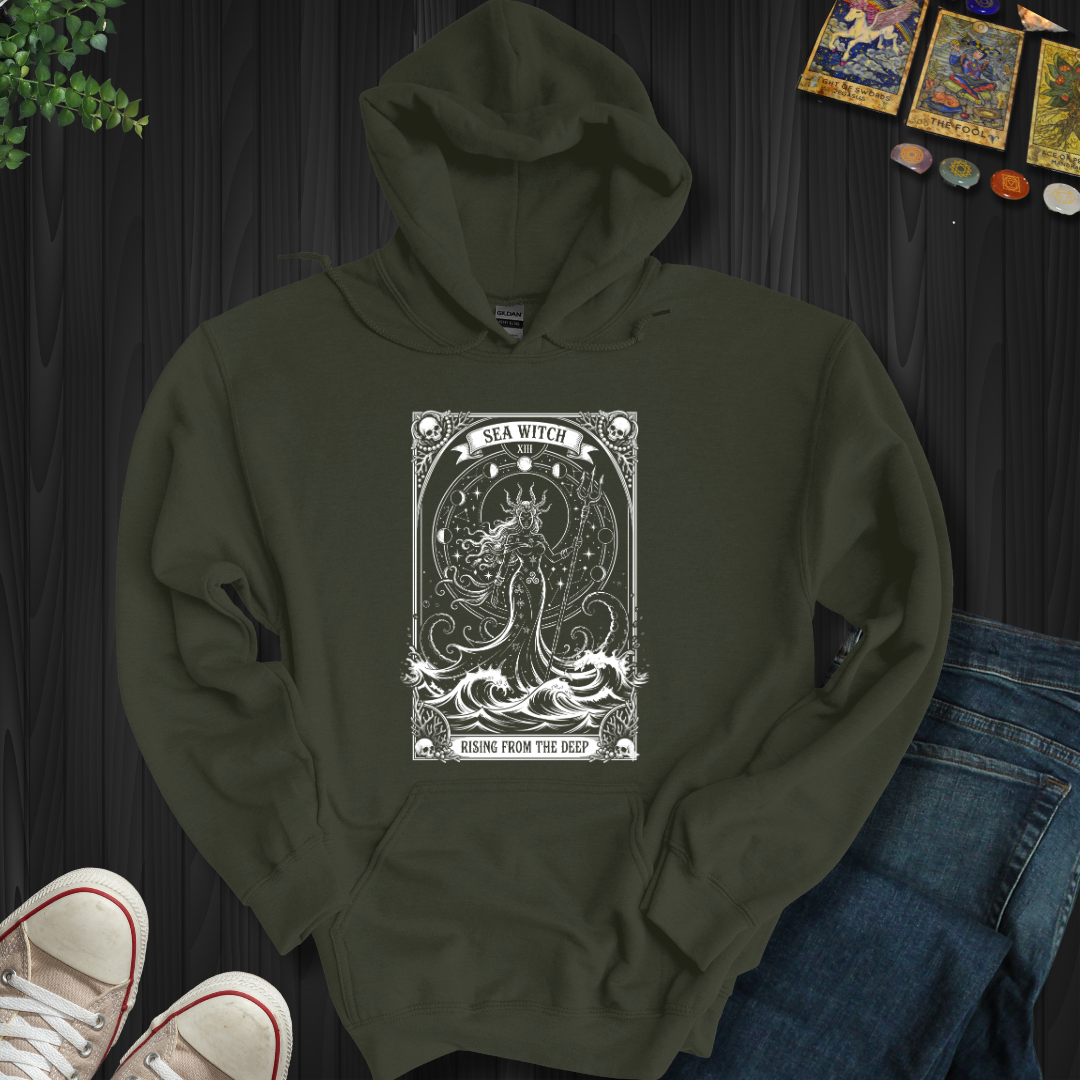 Sea Witch Tarot Hooded Sweatshirt
