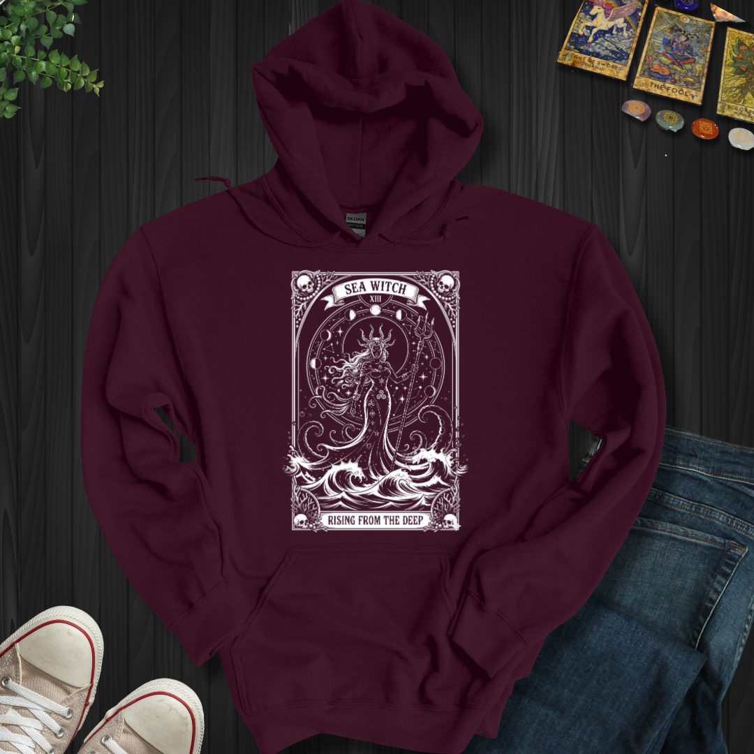 Sea Witch Tarot Hooded Sweatshirt