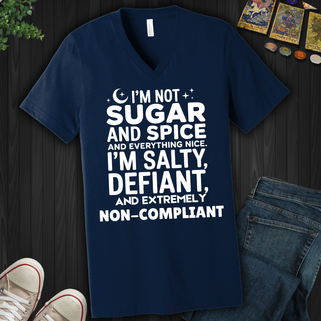 Extremely Non-Compliant V-Neck Tee