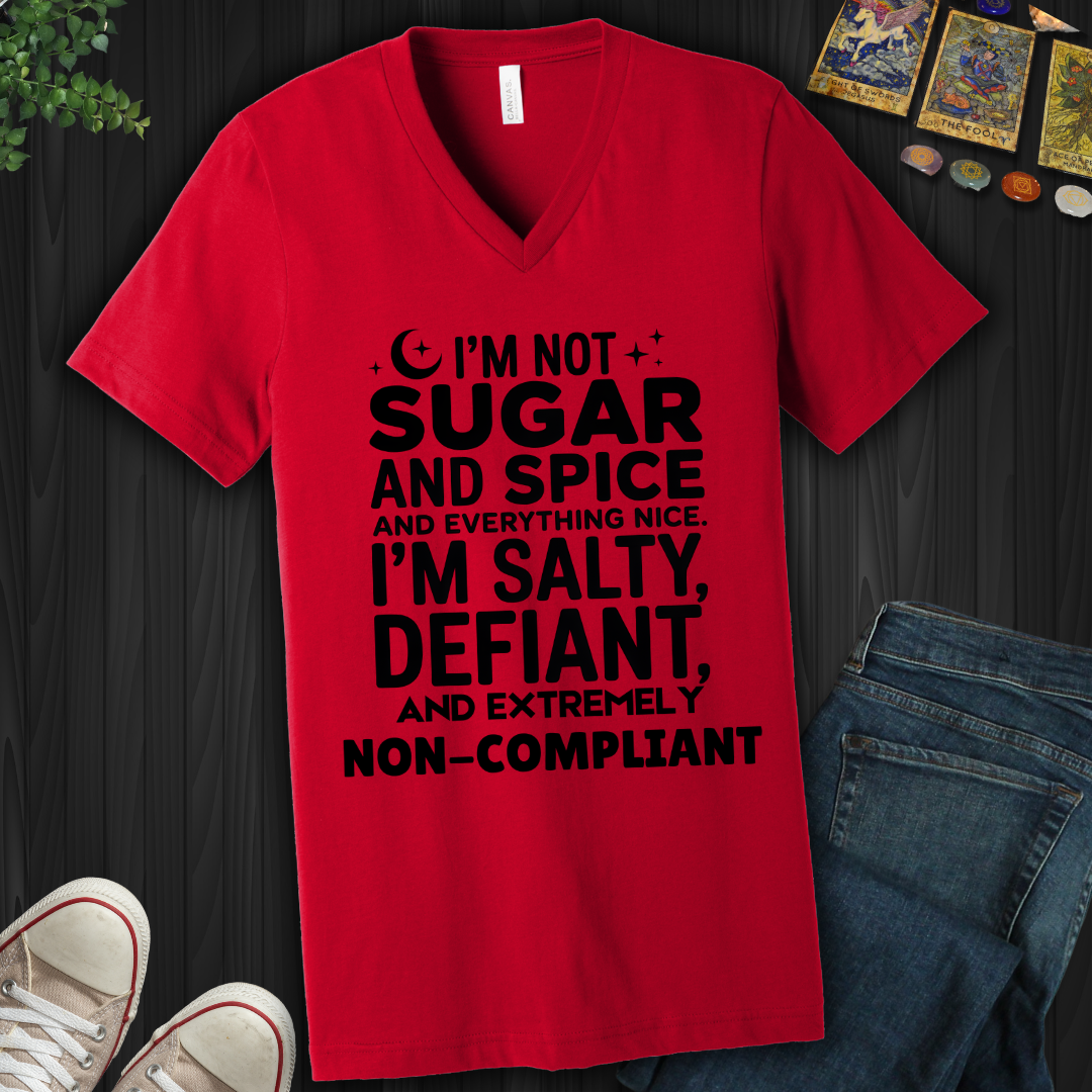 Extremely Non-Compliant V-Neck Tee