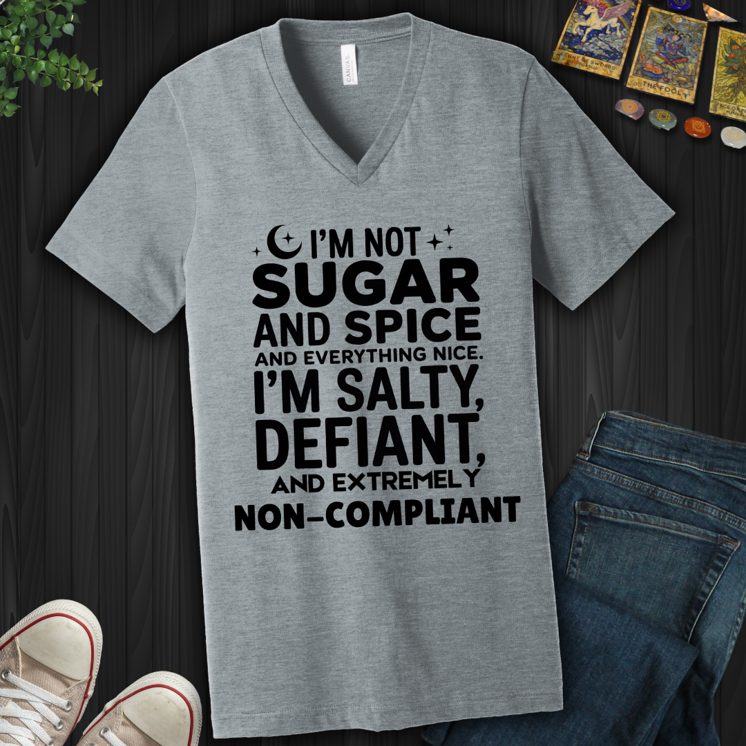 Extremely Non-Compliant V-Neck Tee