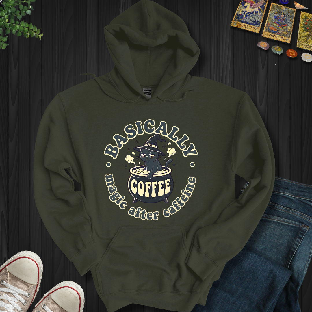 Magic After Caffeine Hooded Sweatshirt