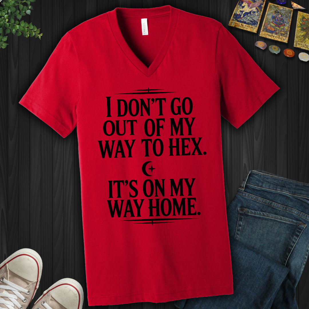 Not Out Of My Way V-Neck Tee