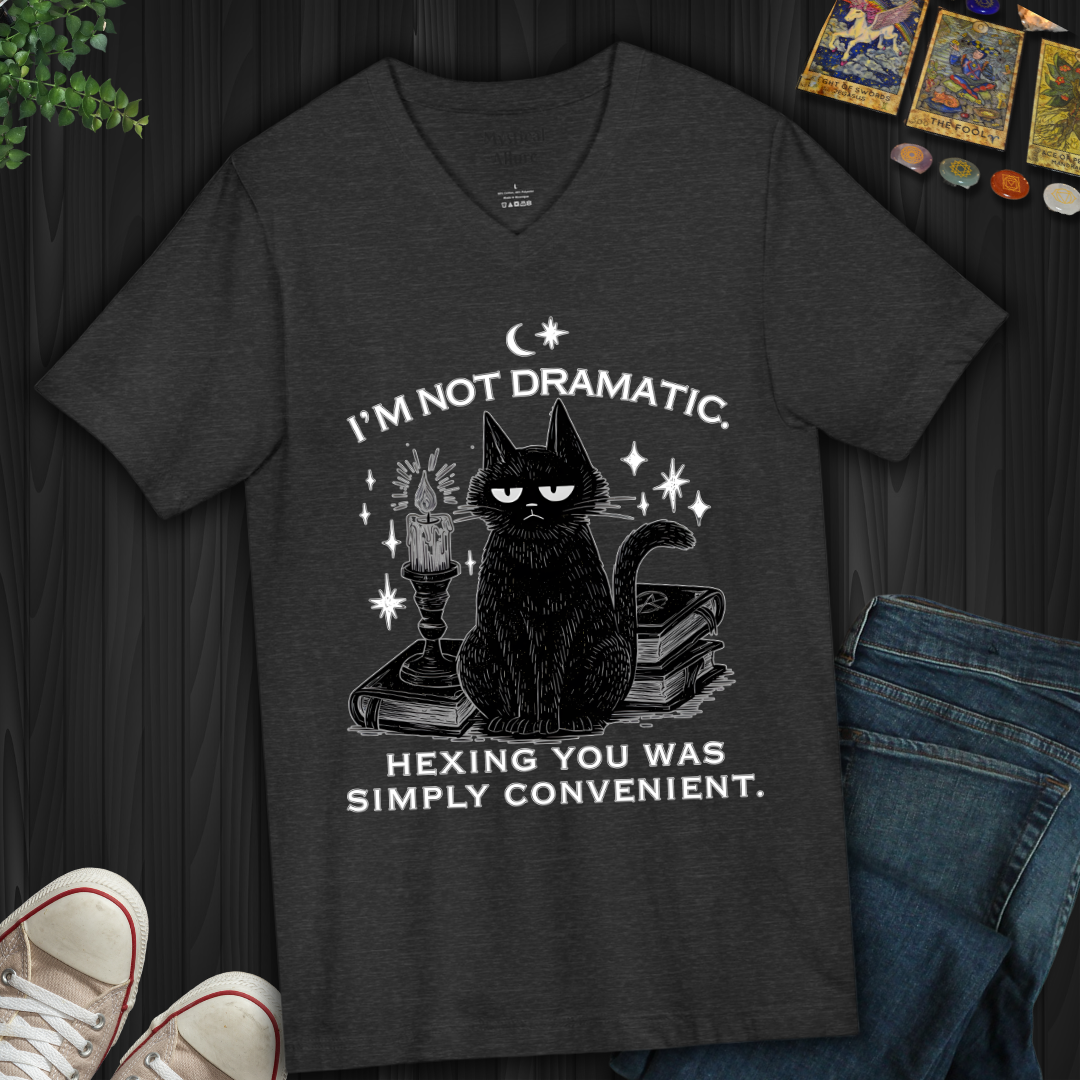 I'm Not Dramatic V-Neck Tee