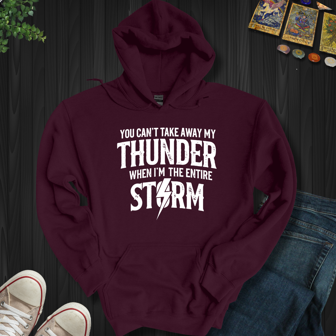 You Can't Take Away My Thunder Hooded Sweatshirt
