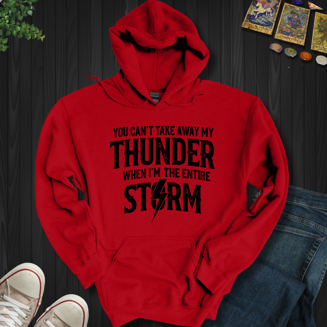 You Can't Take Away My Thunder Hooded Sweatshirt