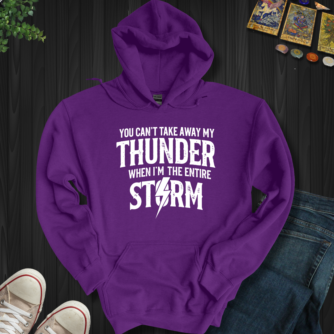 You Can't Take Away My Thunder Hooded Sweatshirt