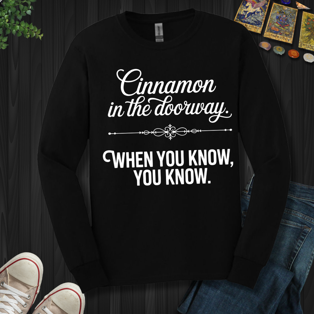 Cinnamon In The Doorway Long Sleeve Tee