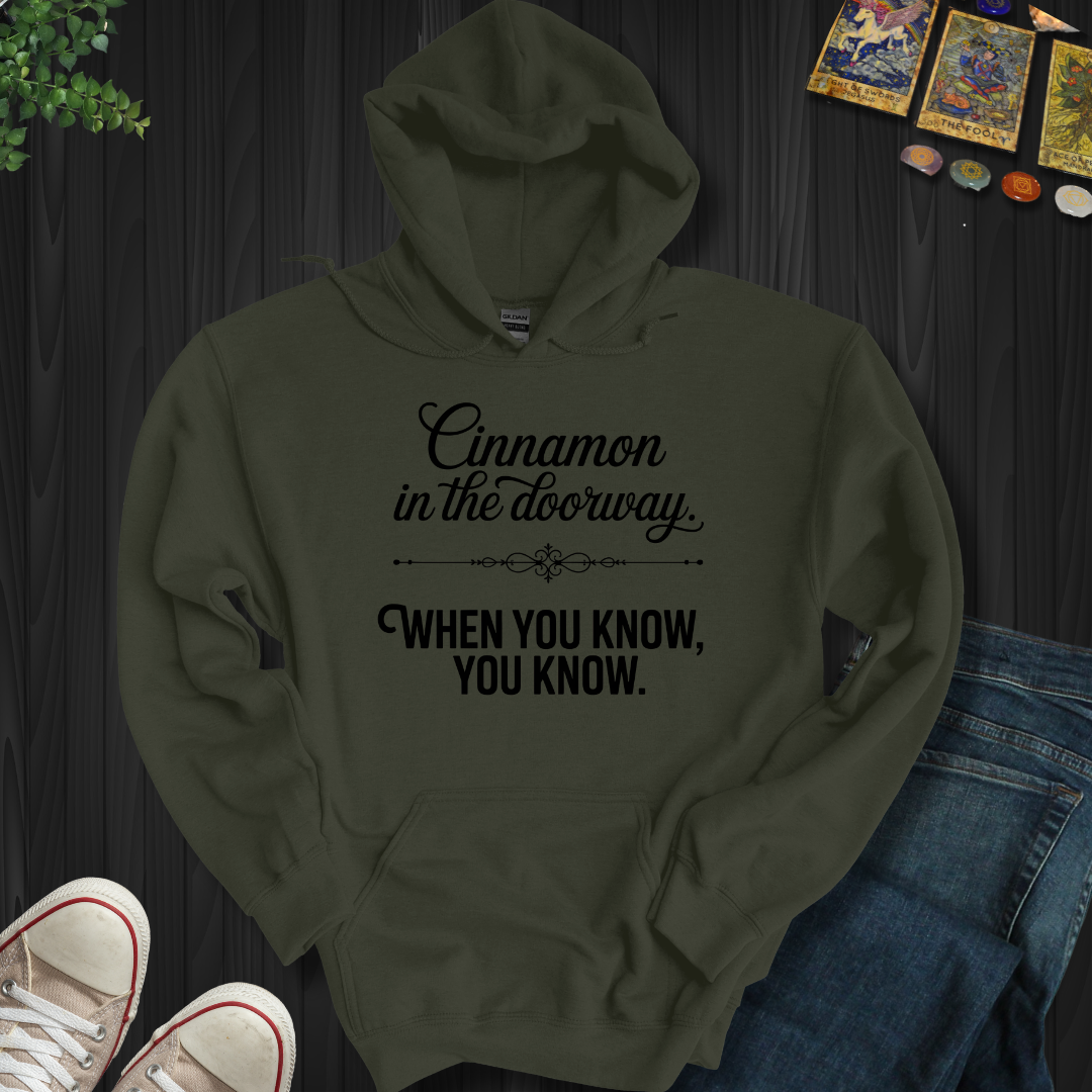 Cinnamon In The Doorway  Hooded Sweatshirt