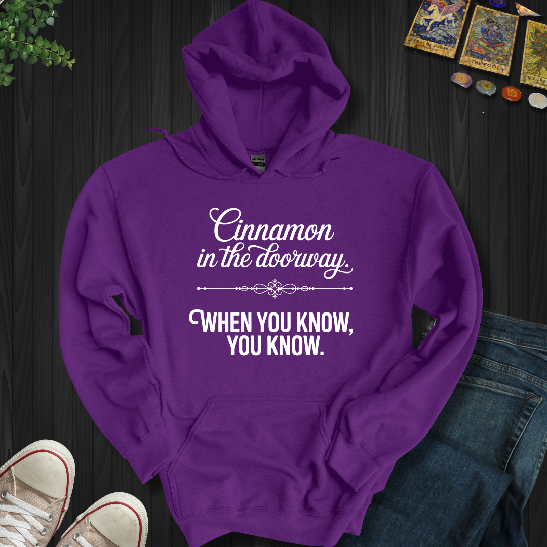 Cinnamon In The Doorway  Hooded Sweatshirt
