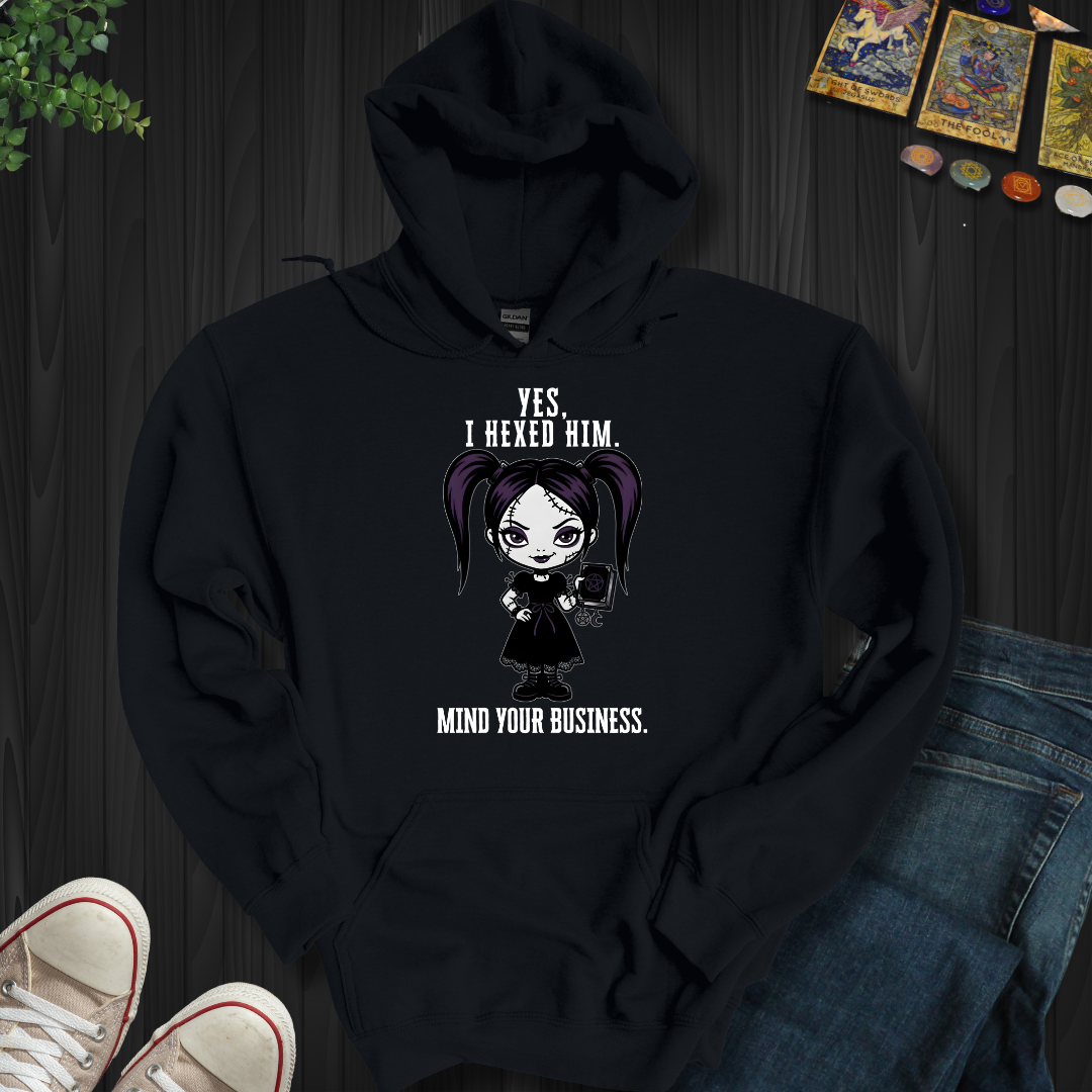 Yes, I Hexed Him Hooded Sweatshirt