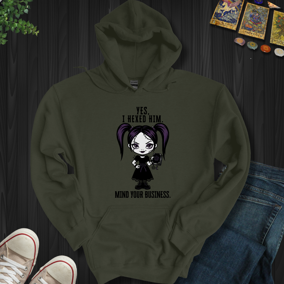 Yes, I Hexed Him Hooded Sweatshirt
