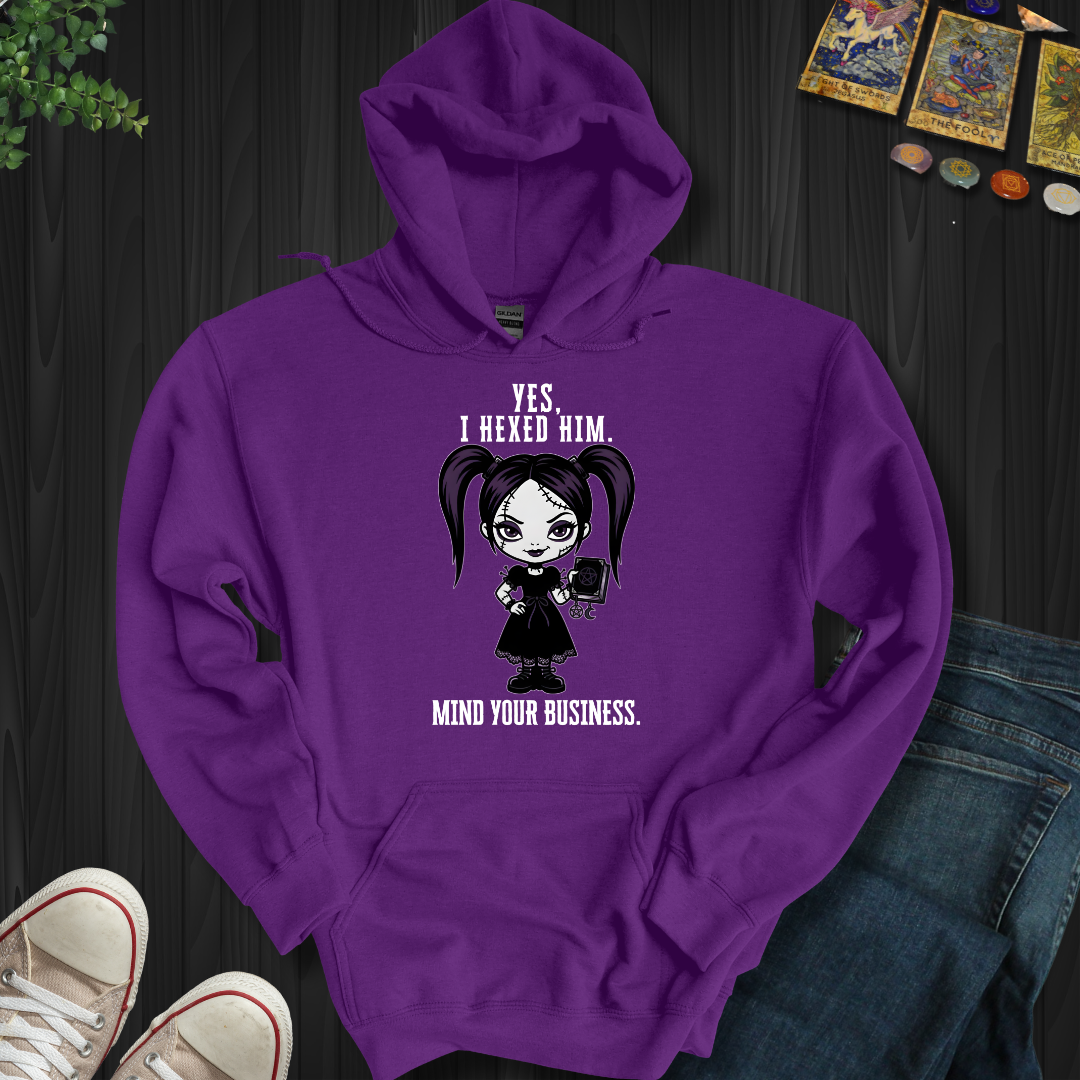 Yes, I Hexed Him Hooded Sweatshirt
