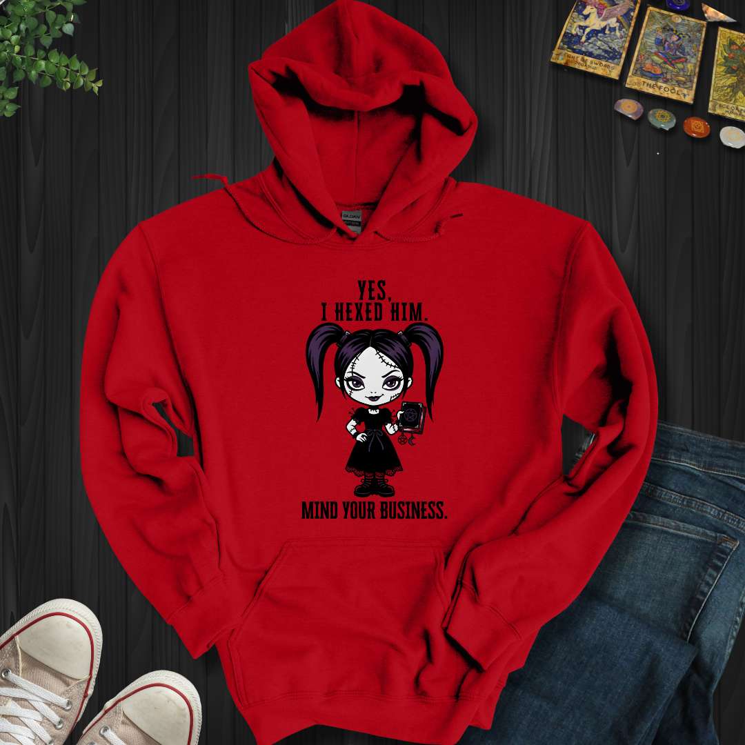 Yes, I Hexed Him Hooded Sweatshirt