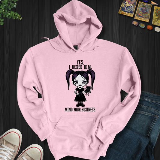 Yes, I Hexed Him Hooded Sweatshirt