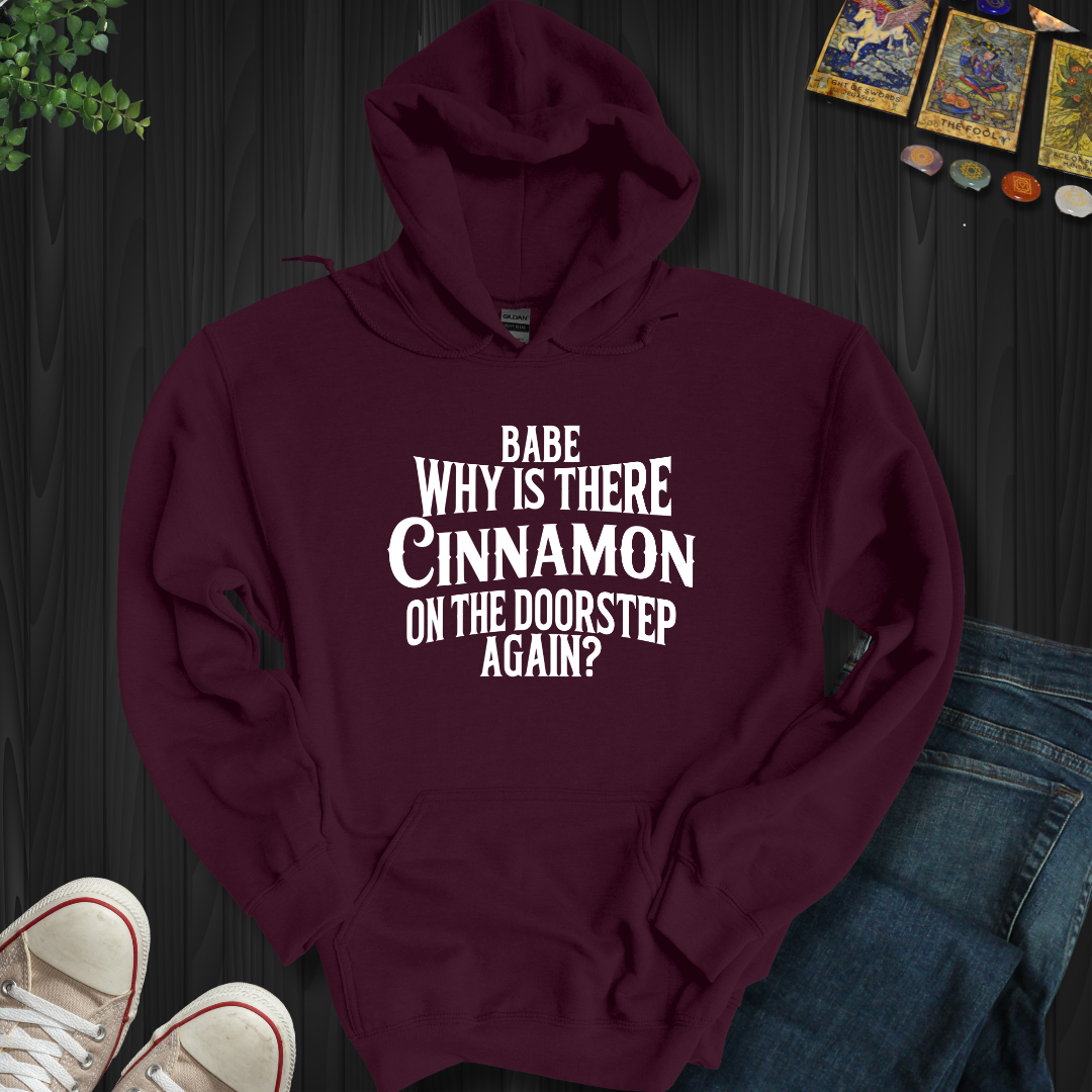 Babe, Why Is There Cinnamon Hooded Sweatshirt