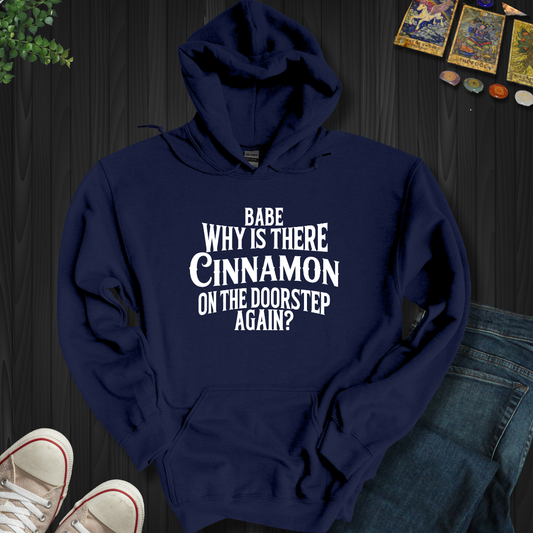 Babe, Why Is There Cinnamon Hooded Sweatshirt