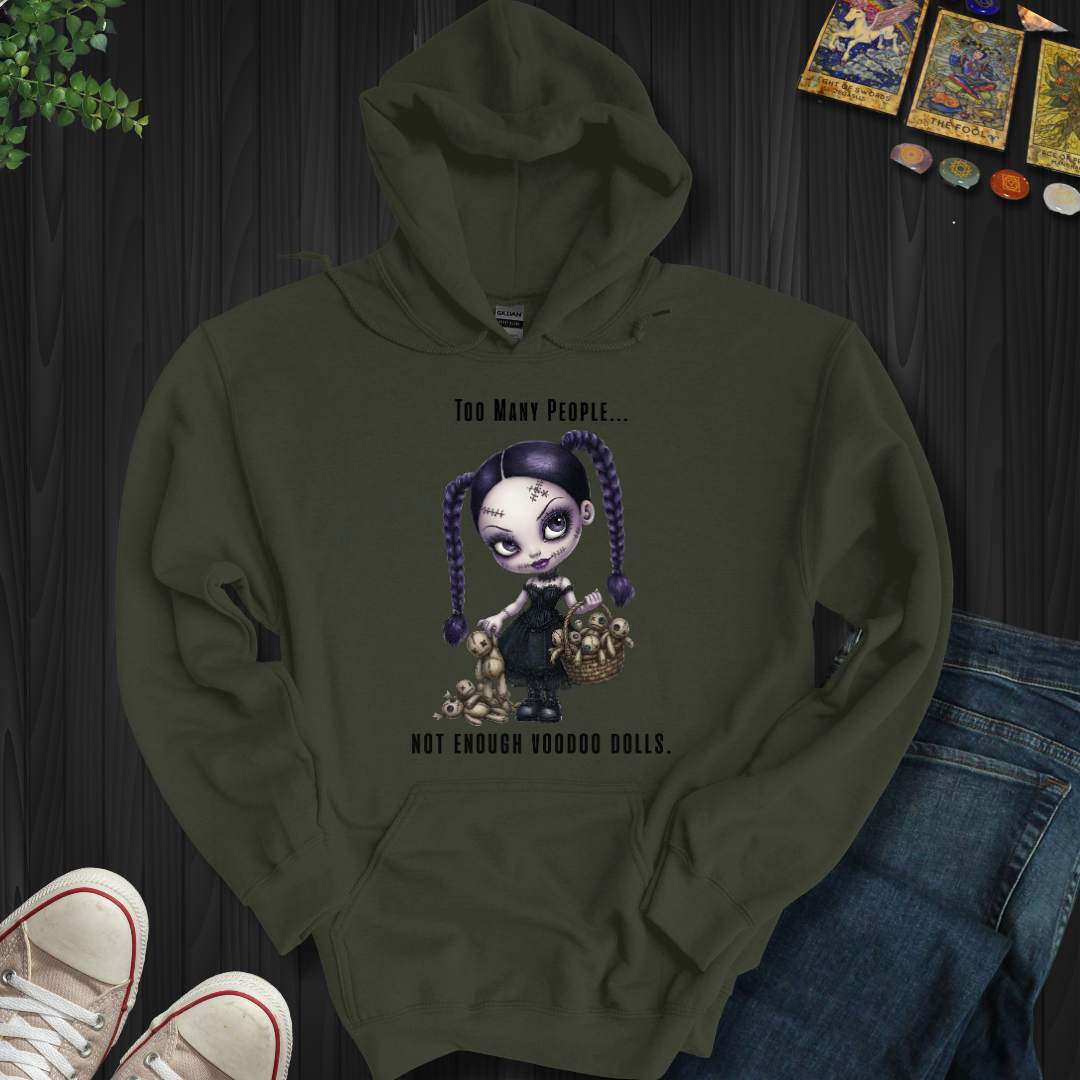 Too Many People Hooded Sweatshirt