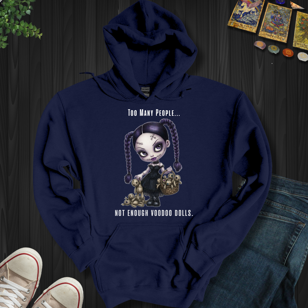 Too Many People Hooded Sweatshirt