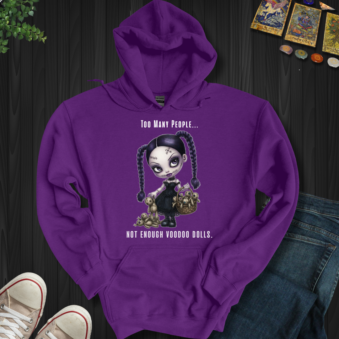 Too Many People Hooded Sweatshirt