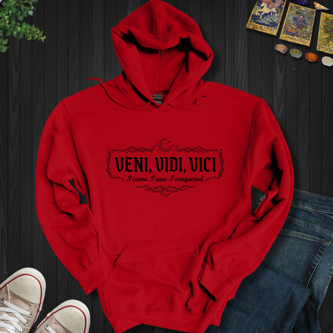 Veni, Vidi, Vici  Hooded Sweatshirt