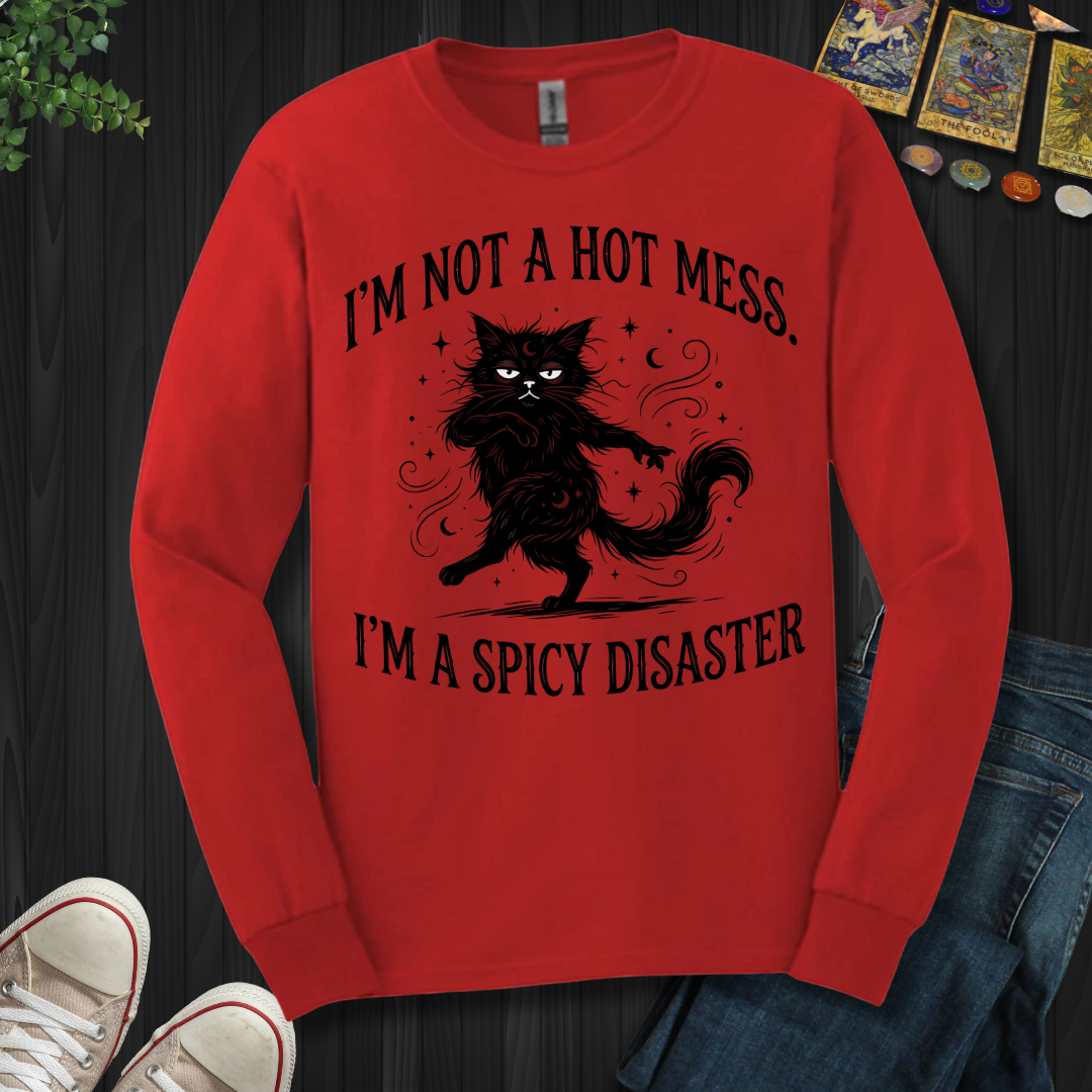 I'm Not A Hot Mess Long Sleeve Tee