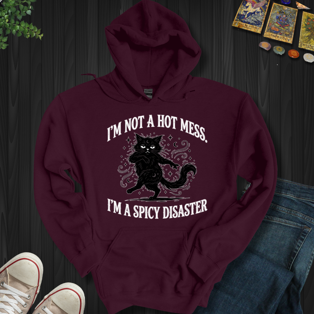 I'm Not A Hot Mess Hooded Sweatshirt
