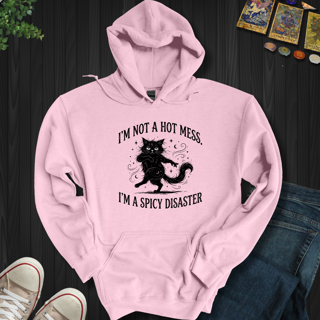 I'm Not A Hot Mess Hooded Sweatshirt